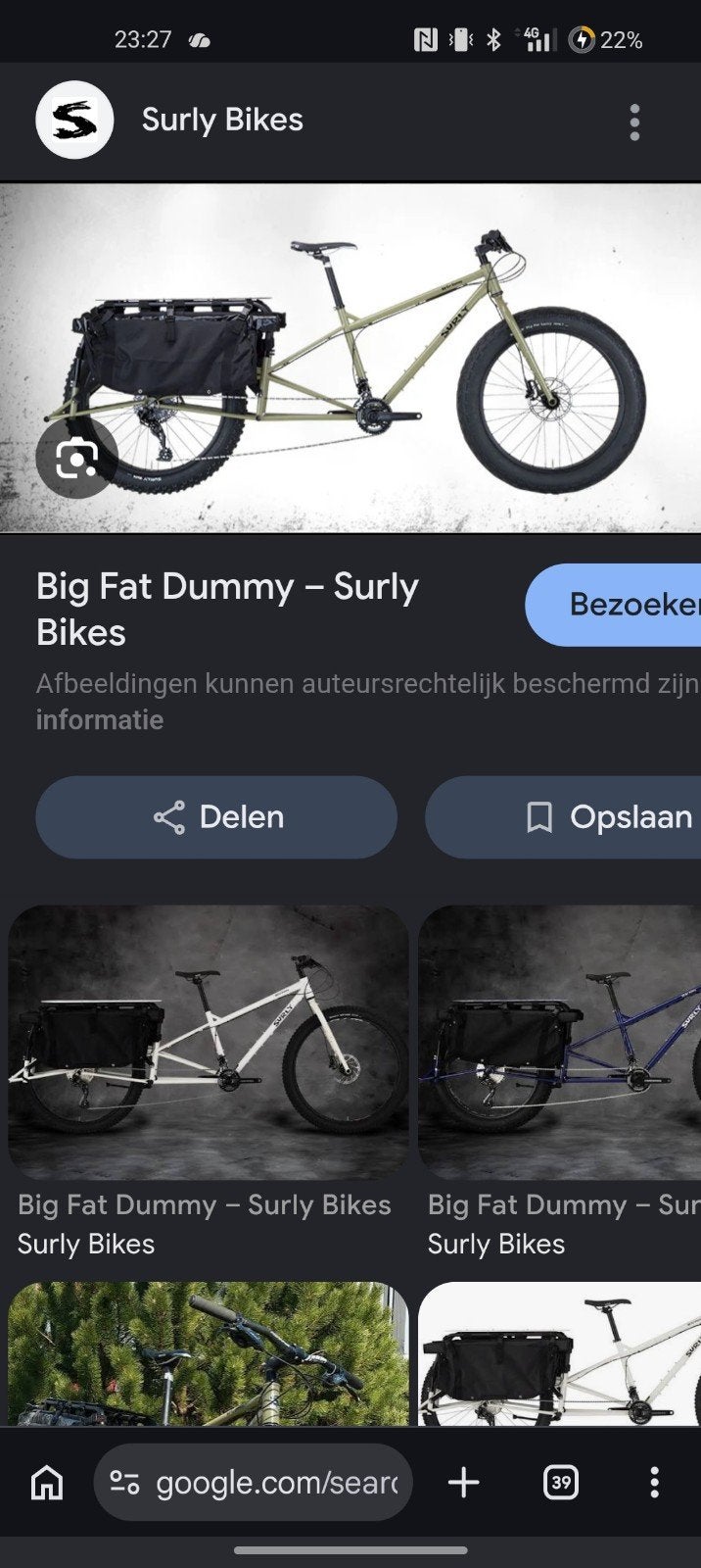 Gezocht Surly Big Fat Dummy XL, Ophalen of Verzenden, Zo goed als nieuw, 1 kind