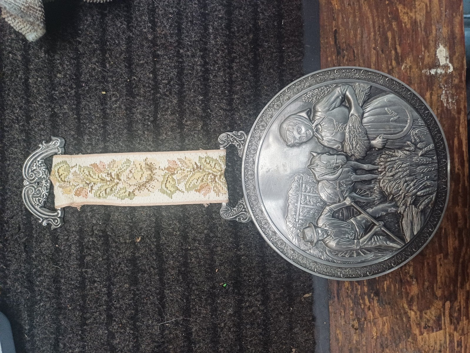 Vintage Tinnen Wandplaat Frieling Zinn – 97% tin, Ophalen of Verzenden