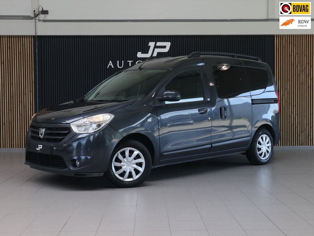 Dacia DOKKER 1.6 SCe PDC|AIRCO|ELEKTRISCHE RAMEN|GROOT ONDER, Auto's, Dacia, Voorwielaandrijving, Stof, Gebruikt, 4 cilinders