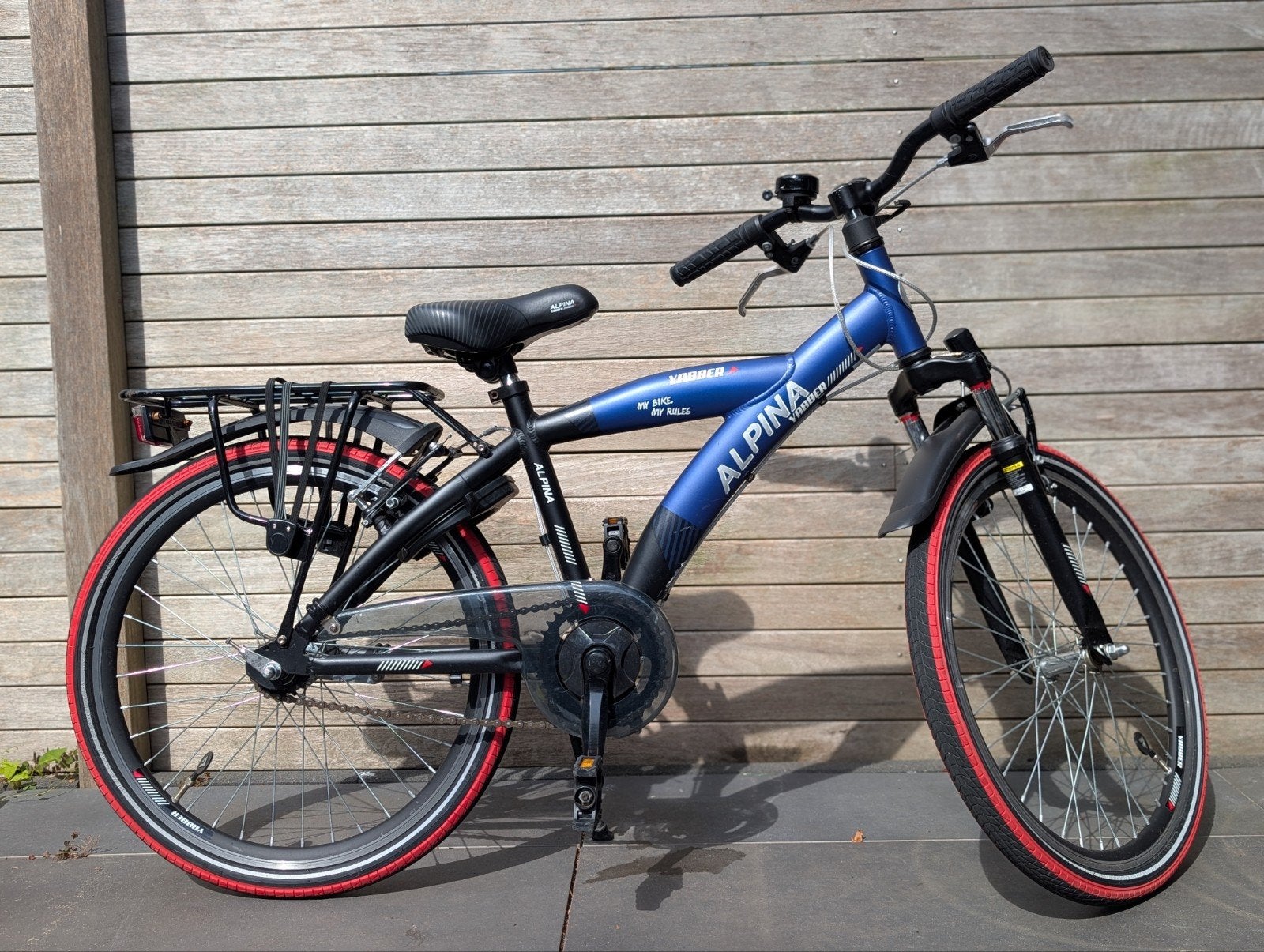 Stoere Alpina Yabber 22 inch kinderfiets – Uitstekende staat, Ophalen, Zo goed als nieuw, 22 inch