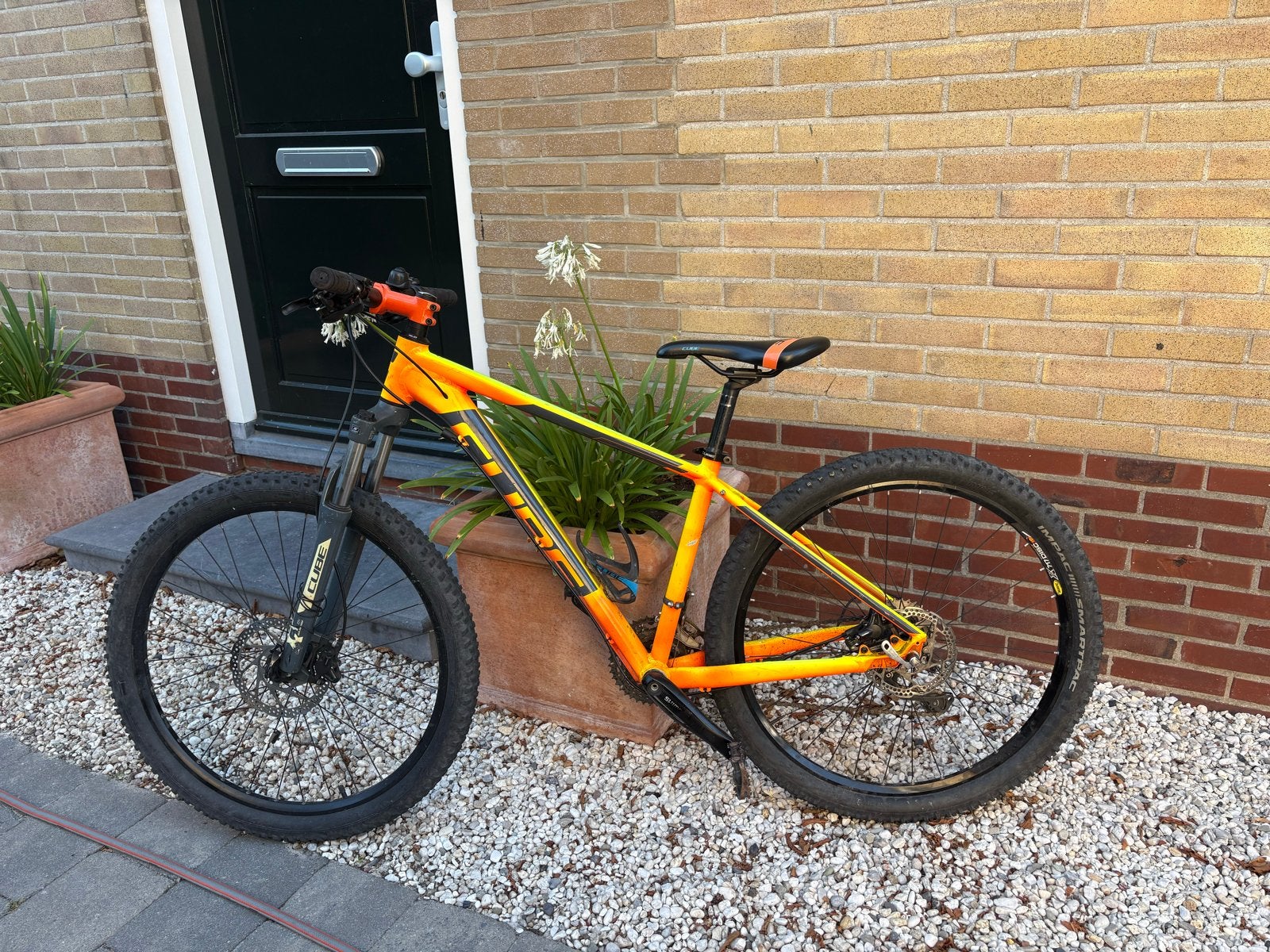 Cube Mountainbike - Oranje/Geel - frame 16, Hardtail, Ophalen of Verzenden, Zo goed als nieuw, Dames