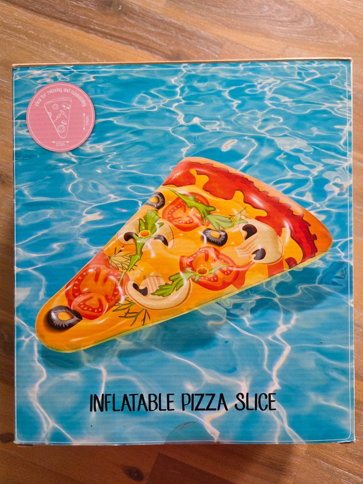 Opblaasbaar stuk pizza nieuw, Ophalen, Nieuw