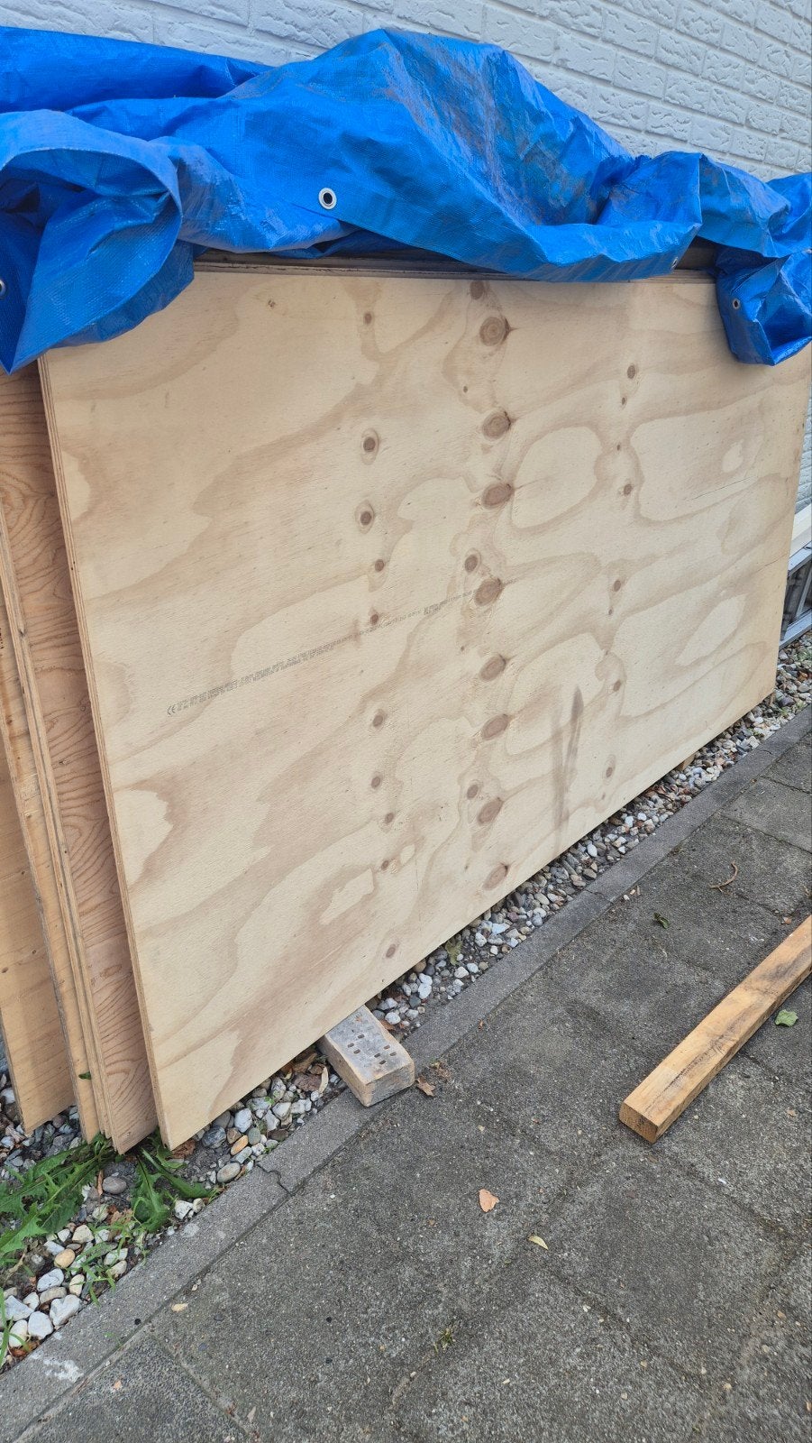 Underlayment 244x122 cm, Ophalen, Gebruikt, Hout
