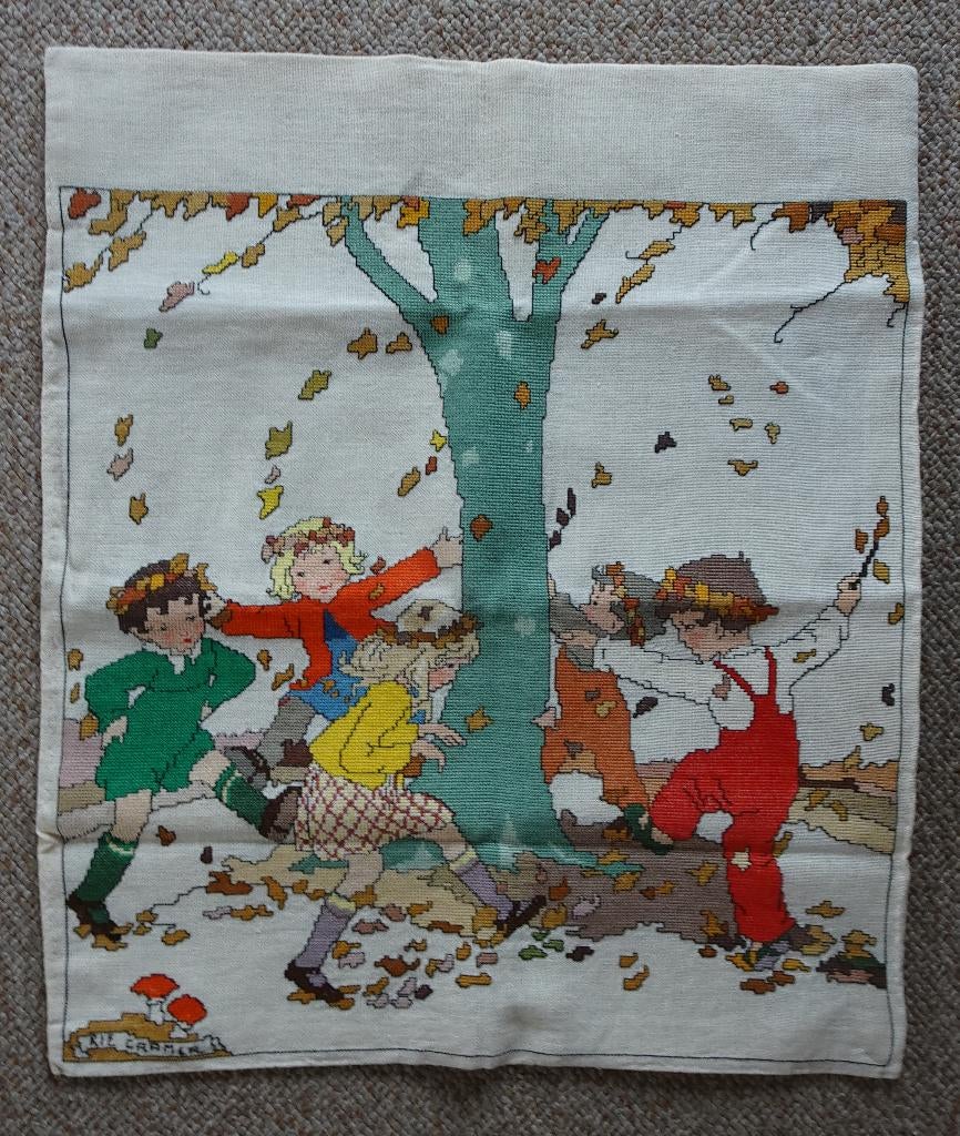wandkleed kinderkamer geborduurd  T1, Ophalen of Verzenden, Zo goed als nieuw, Wanddecoratie