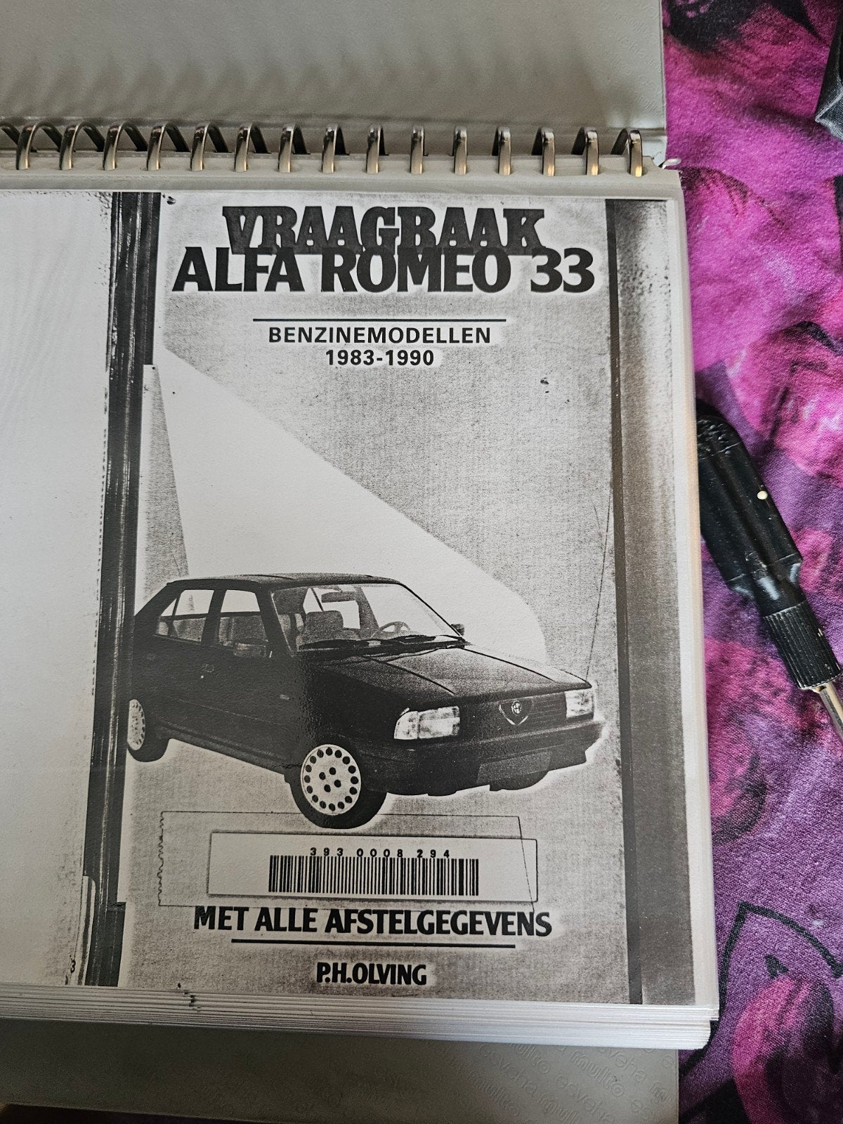 Vraagbaak Alfa Romeo 33 Benzine Modellen 1983-1994, Ophalen of Verzenden