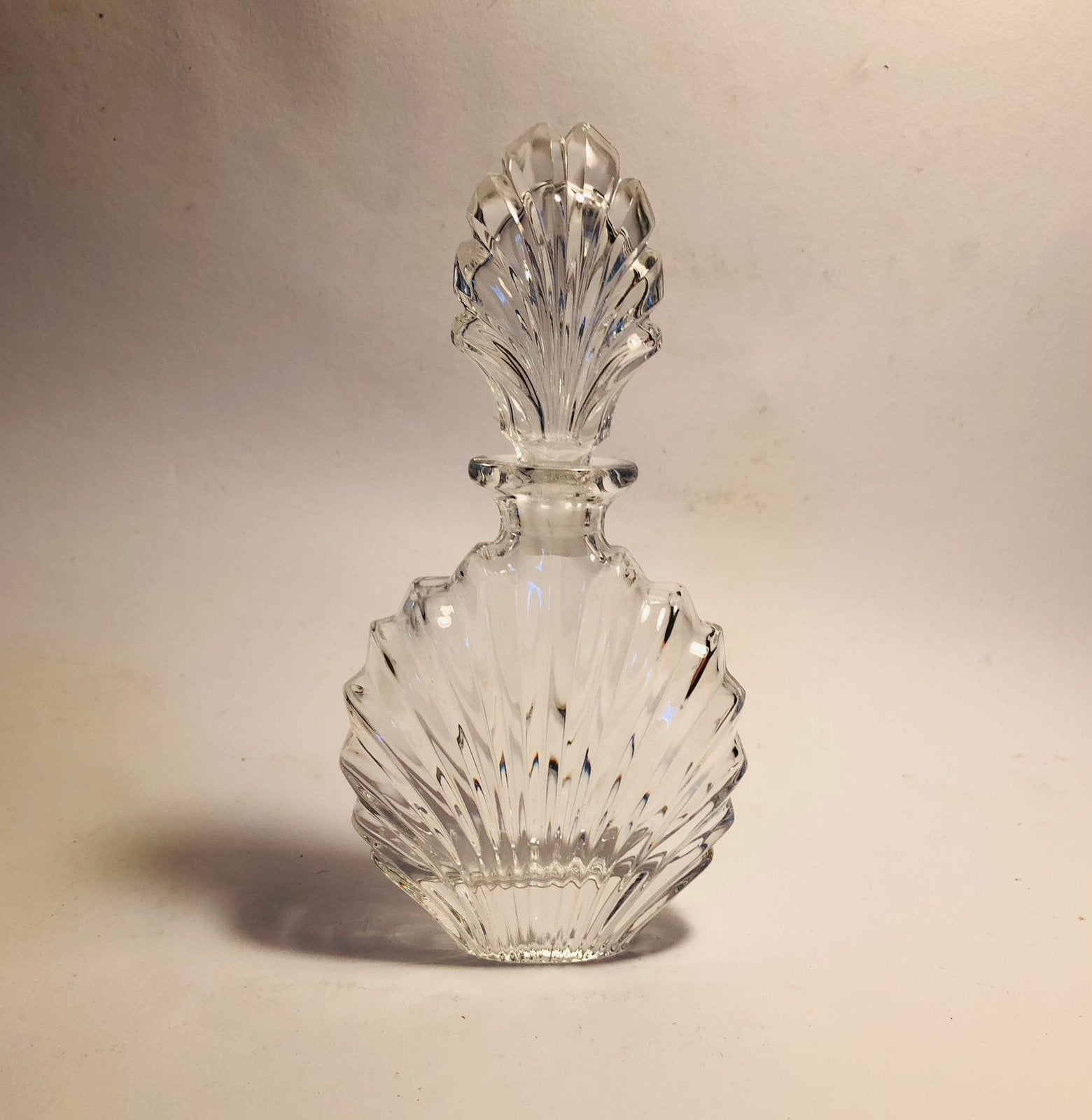 Kristalglazen parfum flesje, parfumflesje, Ophalen of Verzenden