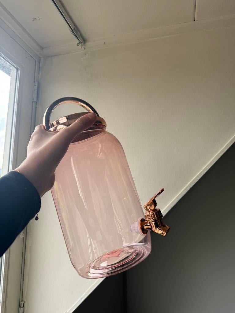 Limonadetap (2x), Huis en Inrichting, Keuken | Keukenbenodigdheden, Kunststof, Ophalen of Verzenden, Roze, Overige typen