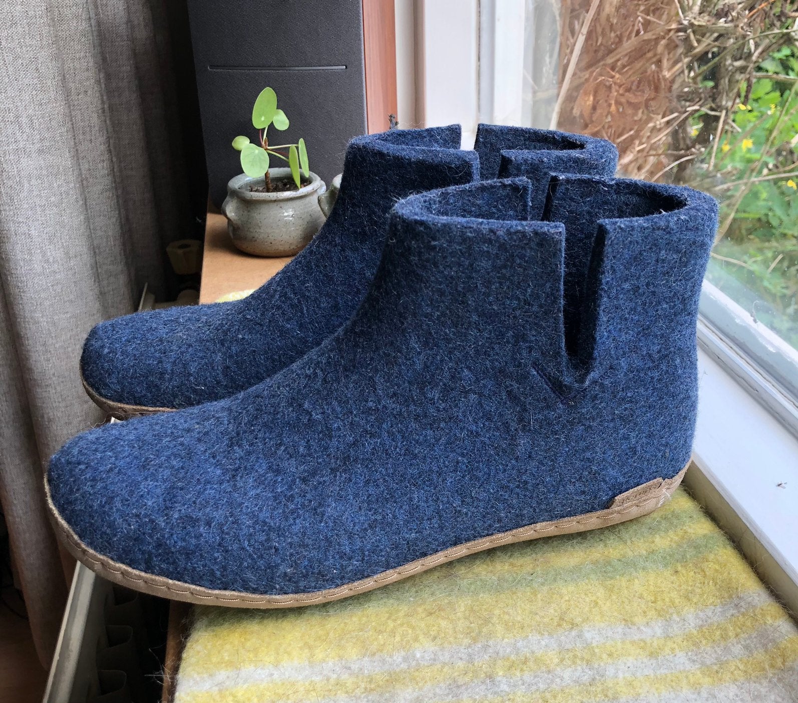 Glerups low boot - maat 38, Ophalen of Verzenden, Zo goed als nieuw, Blauw, Pantoffels of Sloffen