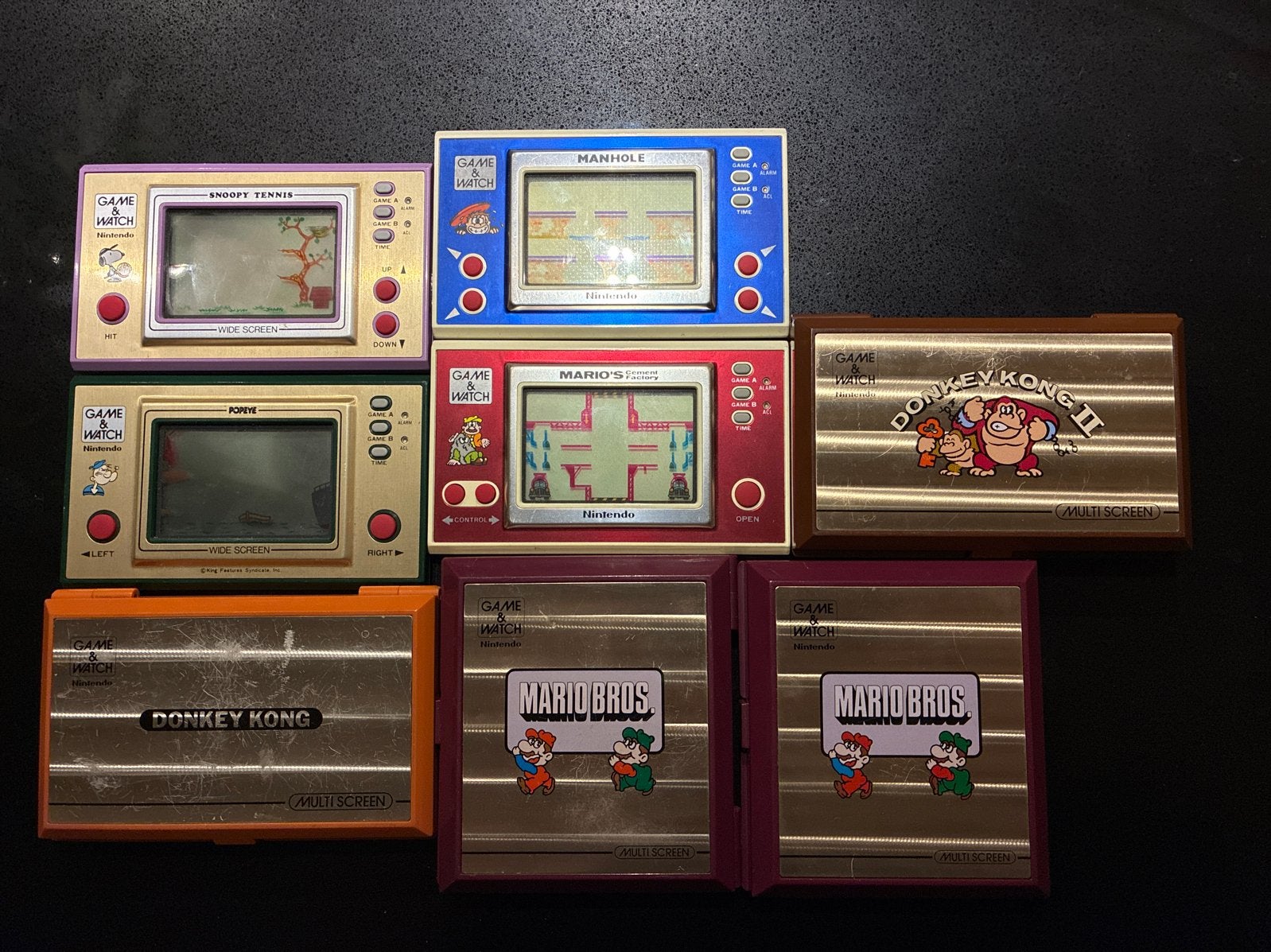 Nintendo Game & Watch - Donkey Kong, Mario Bros, Popeye, Ophalen of Verzenden, Nintendo, Gebruikt
