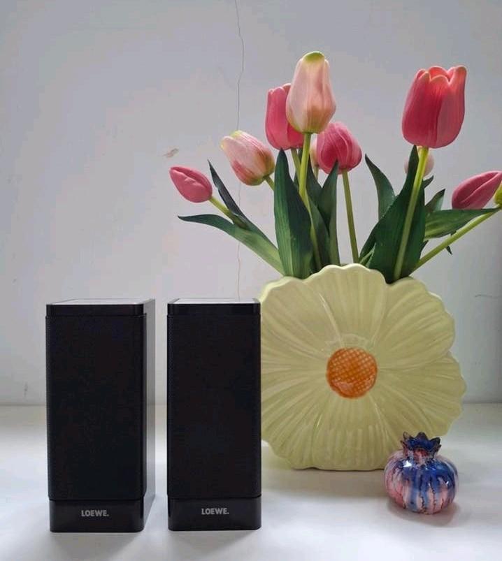 LOEWE S1 mini Speakers Pianolak Zwart, Ophalen of Verzenden, Minder dan 60 watt, Front, Rear of Stereo speakers, Overige merken