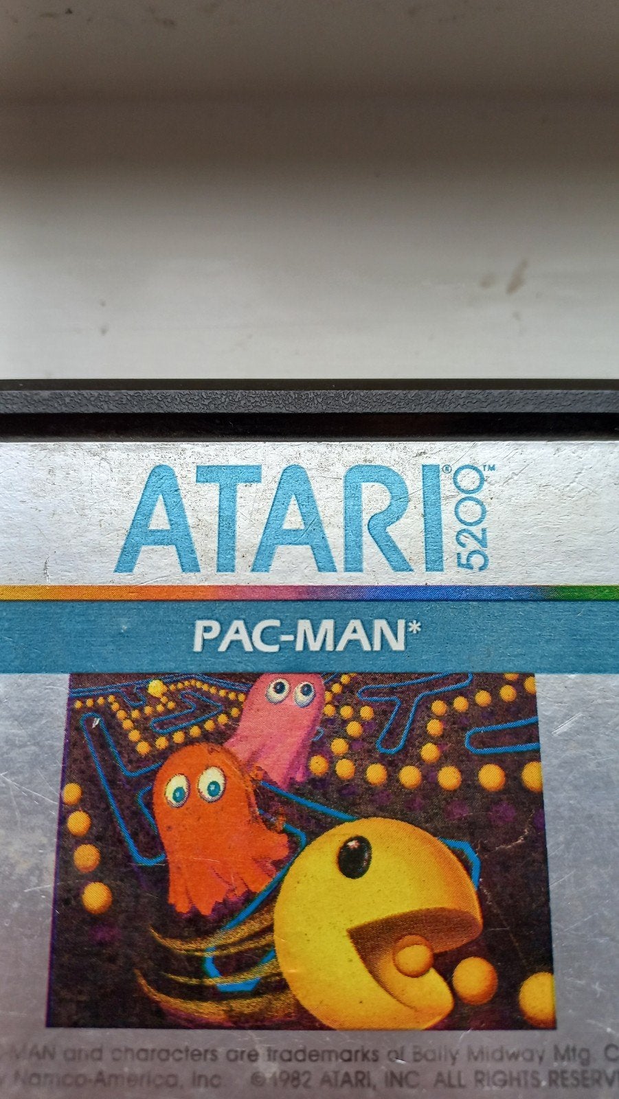 Atari 5200 spel Pacman Pac-man, Spelcomputers en Games, Spelcomputers | Atari, Ophalen of Verzenden, Gebruikt, Met 2 controllers