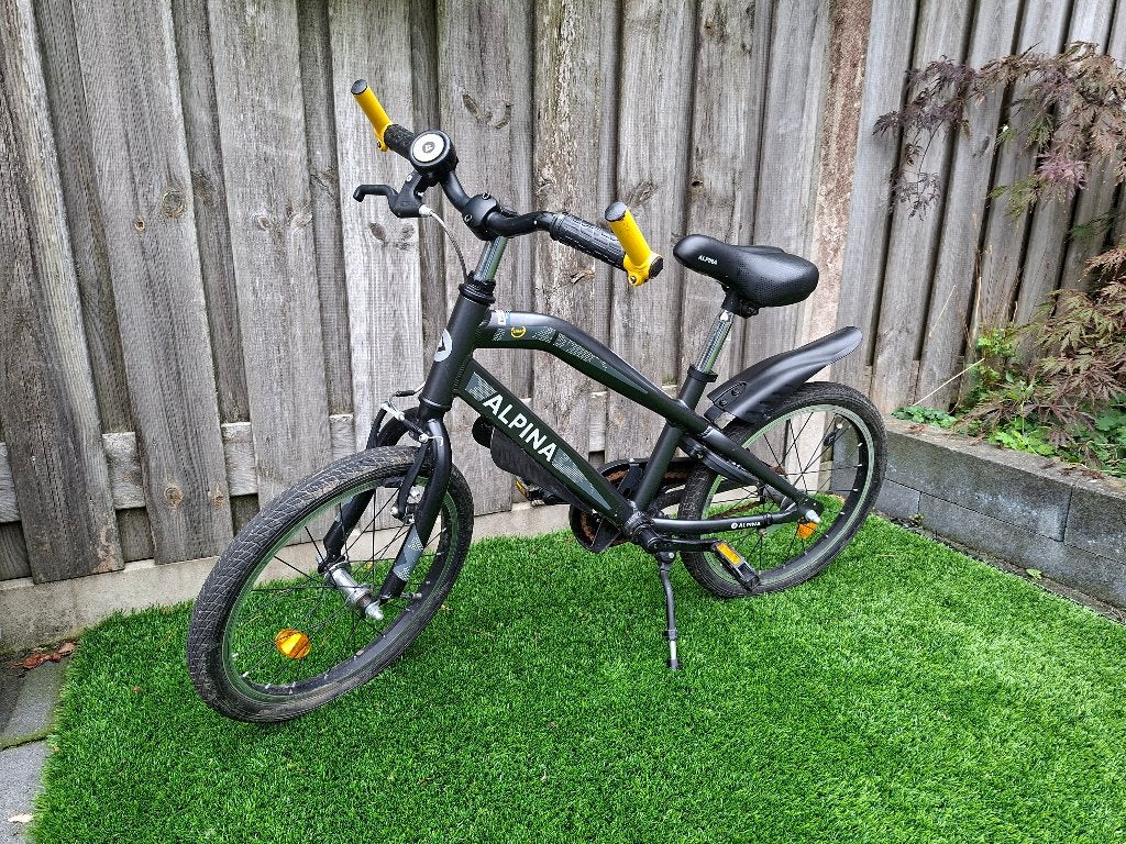 Alpina trial 18inch jongensfiets, Ophalen, Terugtraprem, Gebruikt, Handrem