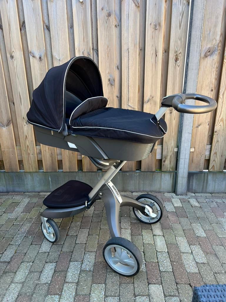 Stokke Xplory wandelwagen buggy met veel extra’s, Gebruikt, Verstelbare duwstang, Combiwagen, Ophalen