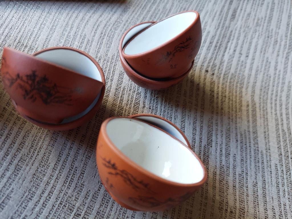 2 set schaaltjes japans    chinees, Verzenden