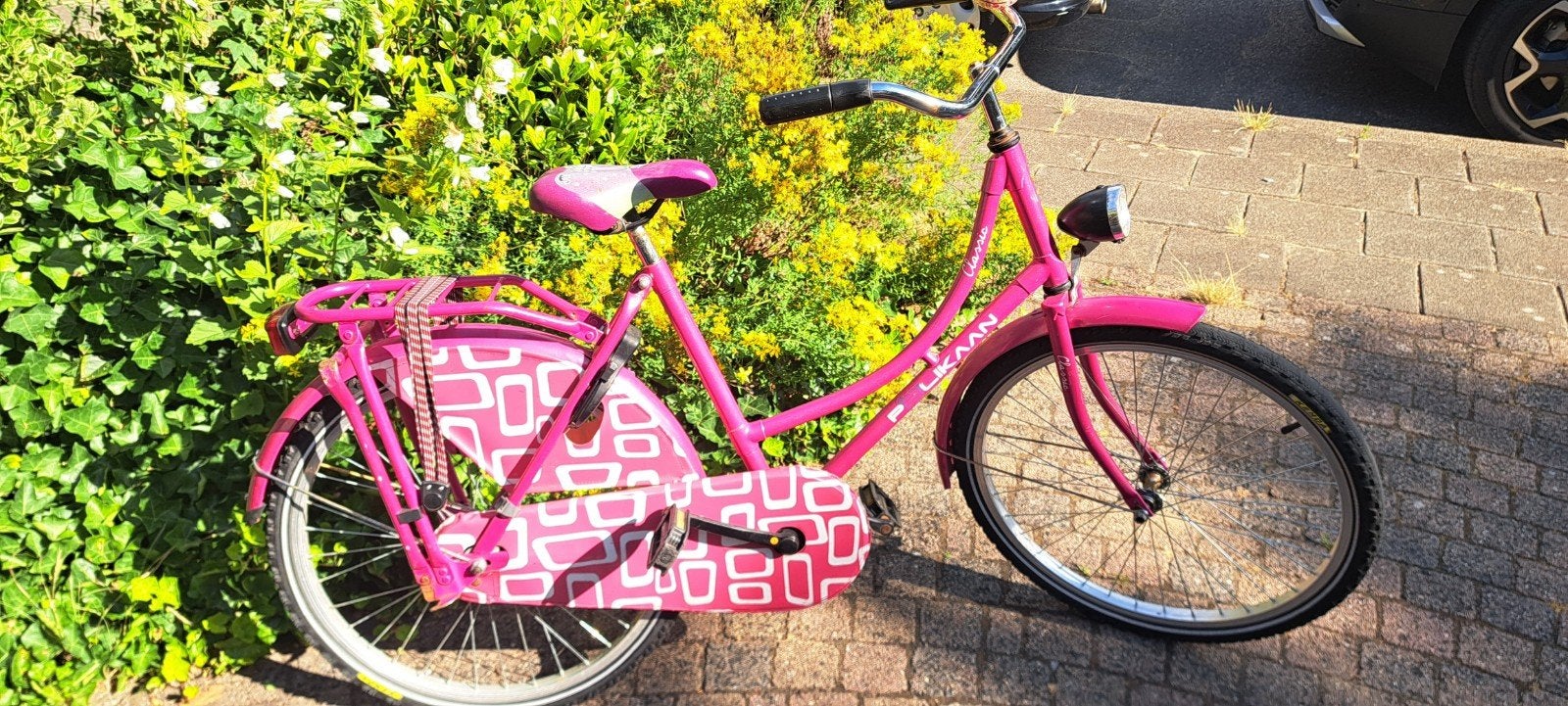 Roze Pelikaan meisjesfiets 24 inch, Ophalen, Gebruikt, 24 inch, Pelikaan