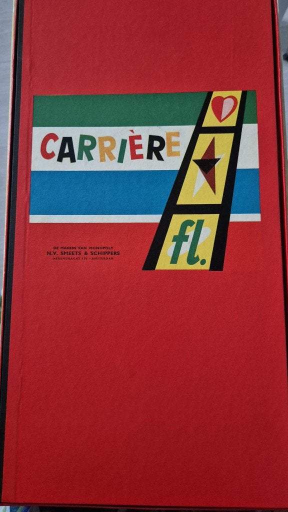 Bordspel Carrière, vintage editie beginjaren 1960, Verzamelen, Ophalen of Verzenden, Gebruikt
