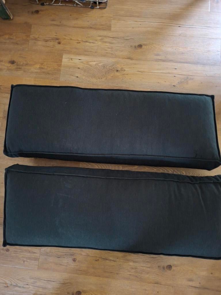 Kussens loungebank-zwart, Tuin en Terras, Tuinsets en Loungesets, Ophalen