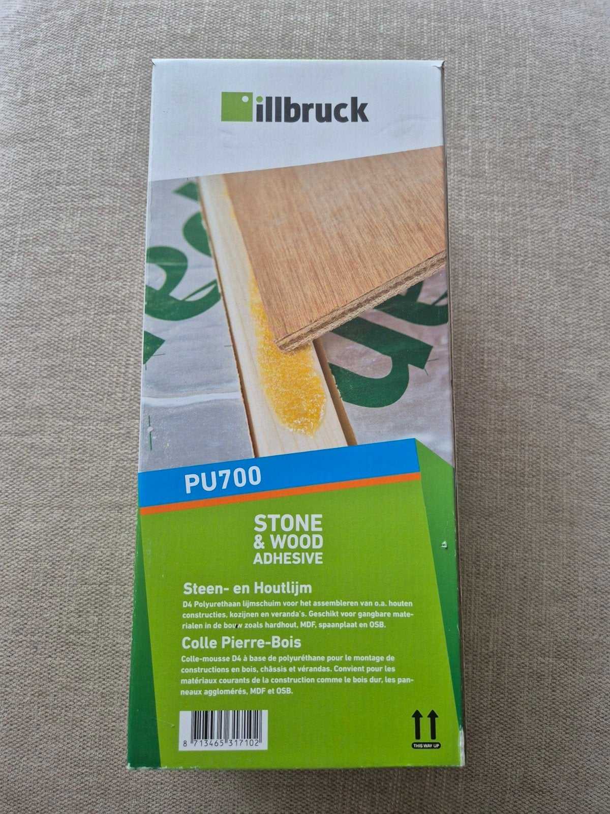 Illbruck PU700 Steen- en Houtlijm met Lijmpistool, Ophalen of Verzenden, Nieuw