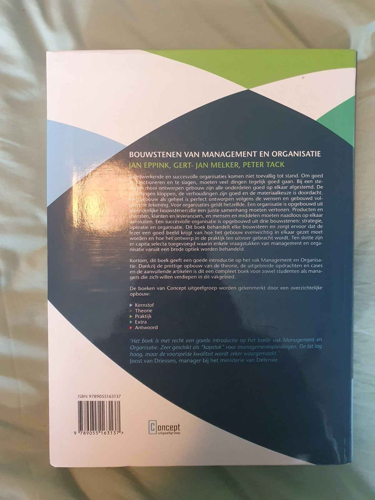 Bouwstenen van Management en Organisatie - HBO/WO, Gamma, HBO, Ophalen of Verzenden, Jan Eppink, Gert-Jan Melker, Peter Tack