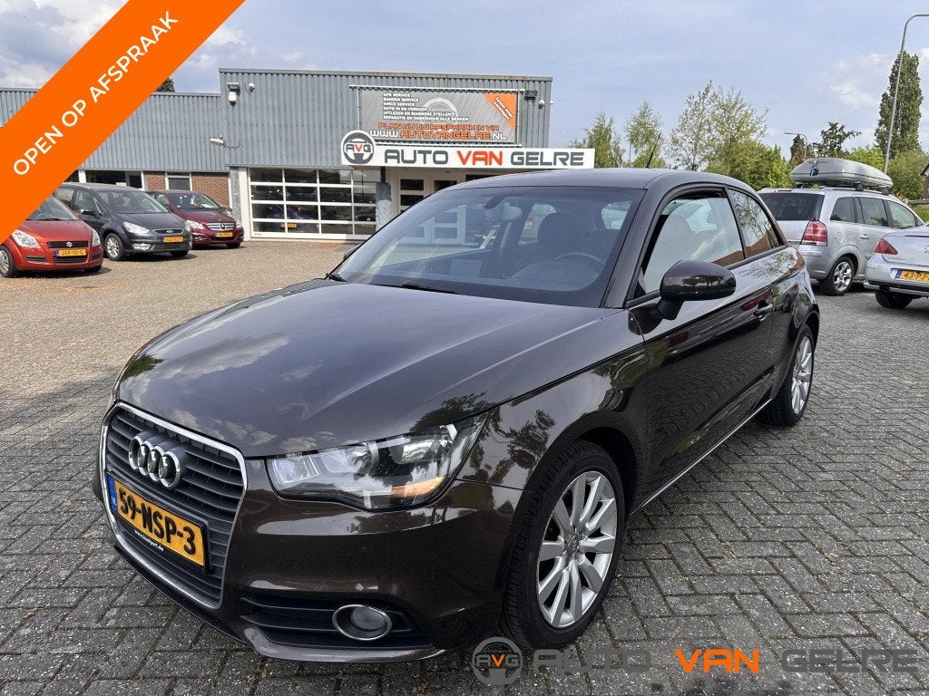 Audi A1 1.4 TFSI Amb Pro Line S-Tronic Automaat (bj 2010), Auto's, Automaat, Euro 5, 4 cilinders, Bruin