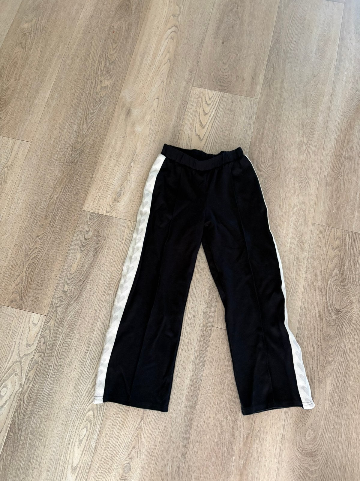 Zwarte broek, maat 134, zo gied als nieuw, Ophalen of Verzenden, Zo goed als nieuw, Meisje, Broek