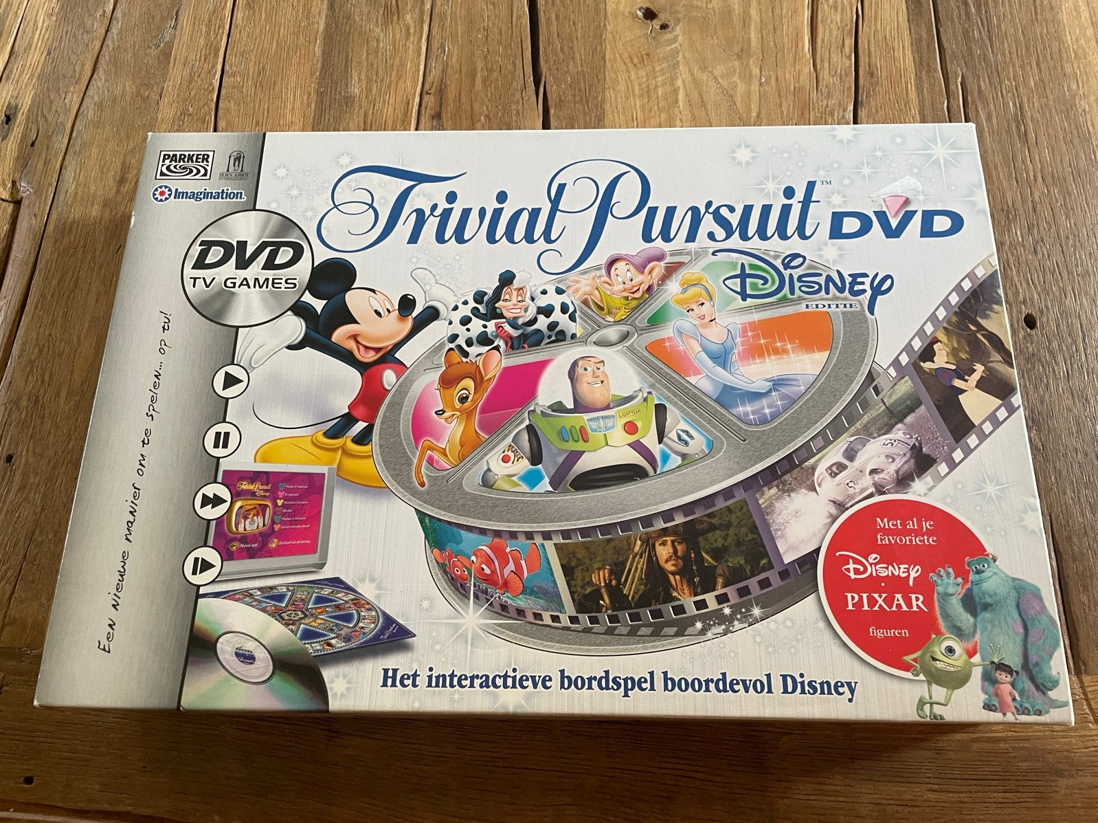 Trivial Pursuit DVD Disney Editie - Bordspel, Drie of vier spelers, Ophalen, Zo goed als nieuw