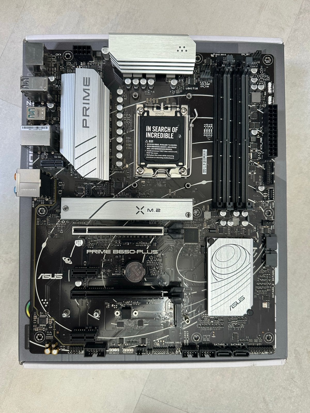 ASUS Prime B650-PLUS Moederbord - Gebroken Pinnen, Computers en Software, Ophalen of Verzenden, Gebruikt, AMD, DDR5