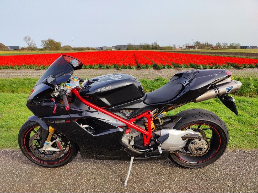 Ducati 1098S Zwart, Motoren, 2 cilinders, 1099 cc, Gebruikt, Super Sport