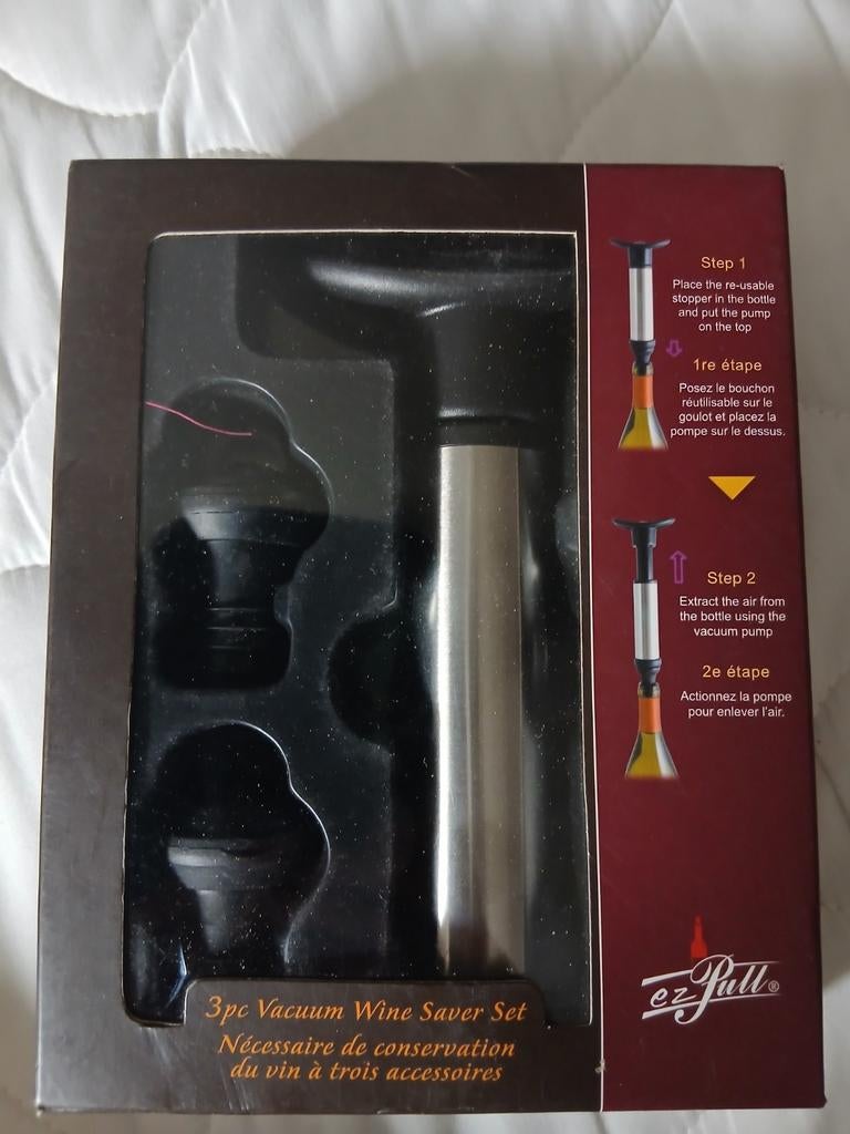 Wine saver set, Ophalen of Verzenden