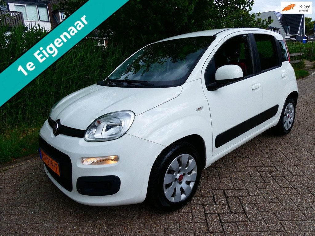 Fiat Panda 1.2i 1e eigenaar 4-Cilinder Airco 117.000km. Hoge, Stof, Gebruikt, Wit, Origineel Nederlands