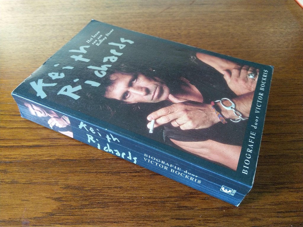 Keith Richards biografie Het leven v.e. Rolling Stone 1992, Gelezen, Kunst en Cultuur, Victor Bockris, Ophalen of Verzenden