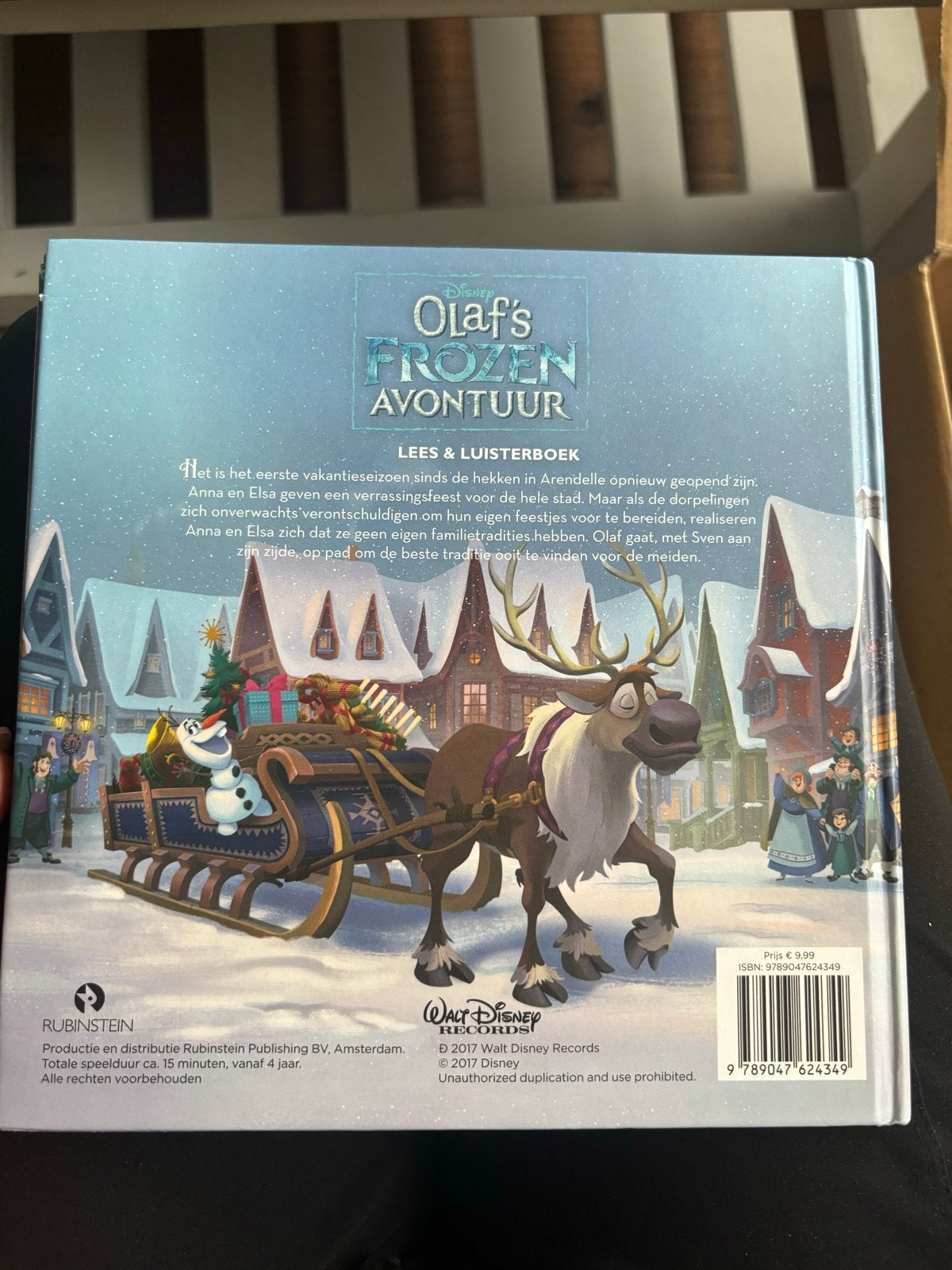 Olaf's Frozen Avontuur - Lees- en Luisterboek, Boeken, Ophalen of Verzenden, Zo goed als nieuw, 3 tot 4 jaar