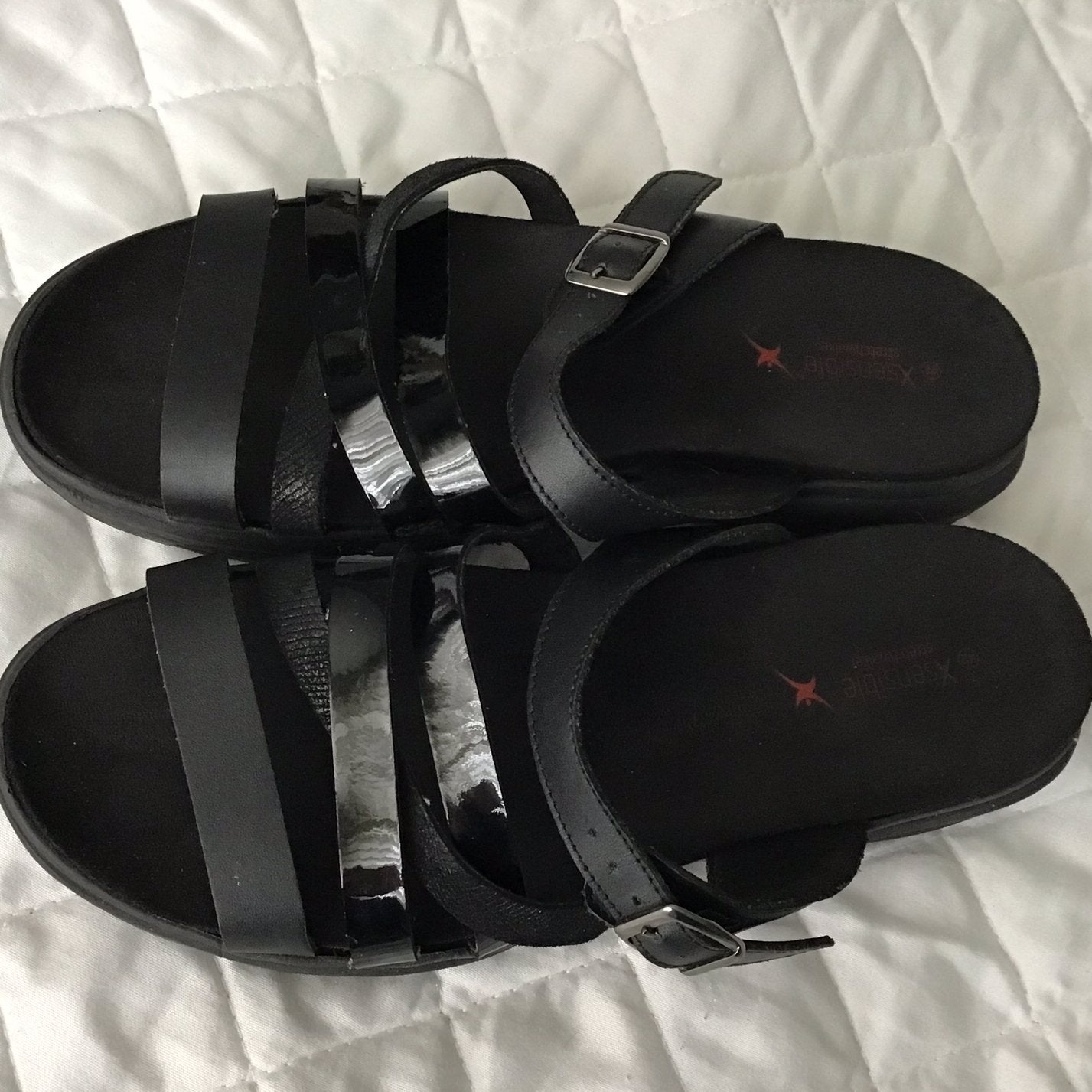 Xsensible slippers mt.42, Slippers, Zwart, Ophalen of Verzenden, Zo goed als nieuw