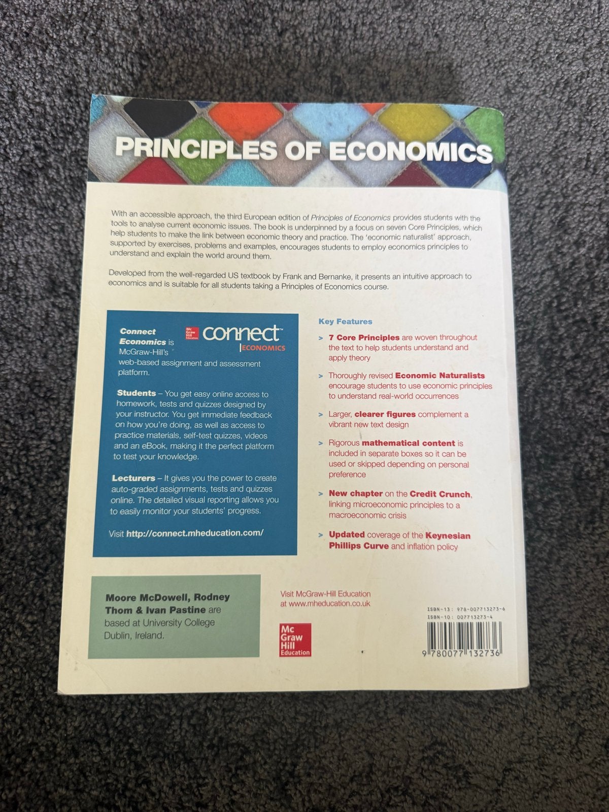 Principles of Economics - Third European Edition, Boeken, Studieboeken en Cursussen, Ophalen of Verzenden, Gamma, Gelezen, WO