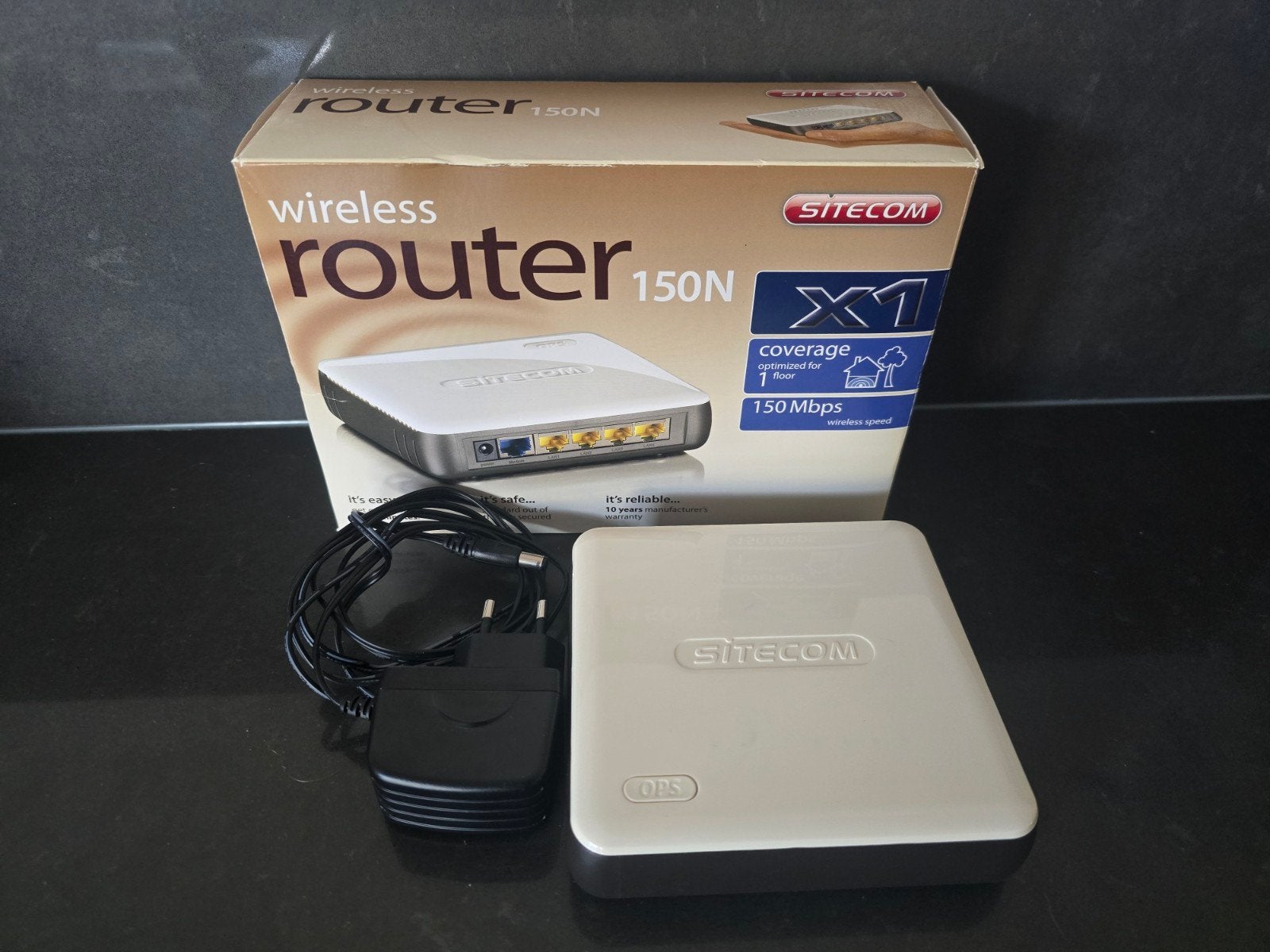 2 Sitecom Wireless Router 150N - Nieuw in doos & zonder doos, Ophalen, Nieuw, Router, Netgear, Sitecom, Linksys