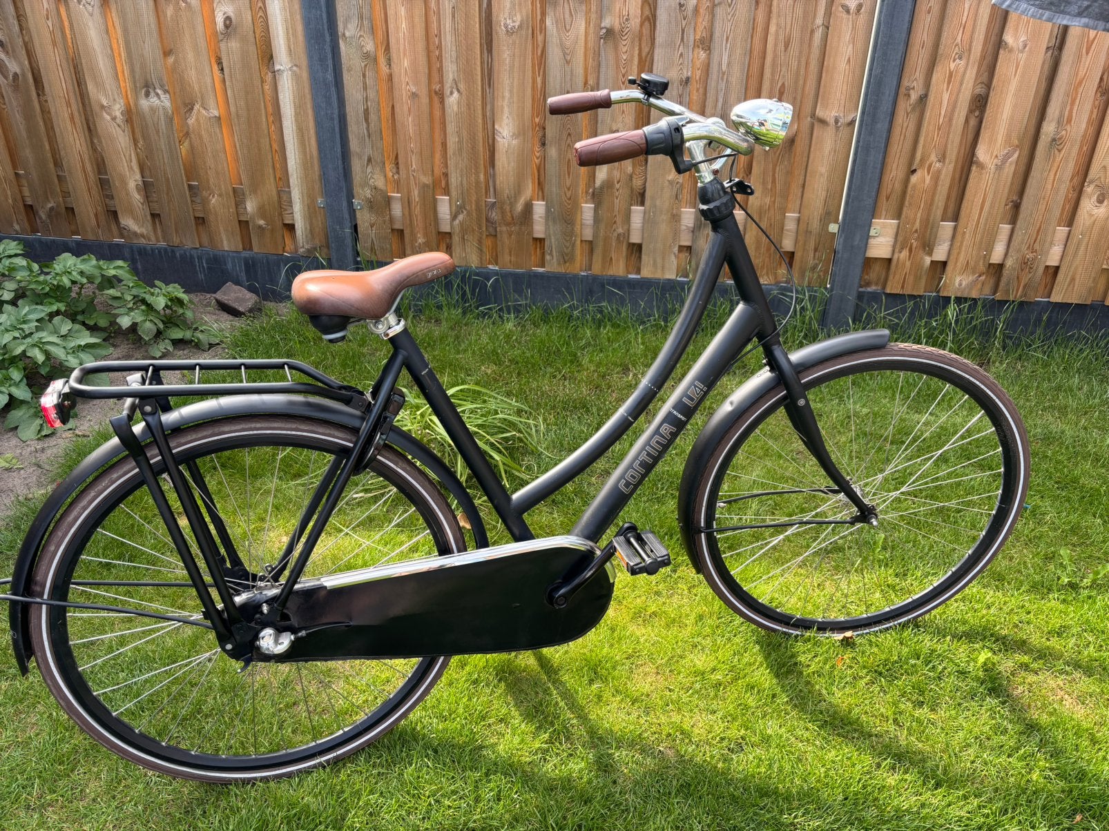 28” Cortina U4 dames fiets mat zwart met 3 versnellingen, Overige merken, Versnellingen, Ophalen of Verzenden, 53 tot 56 cm