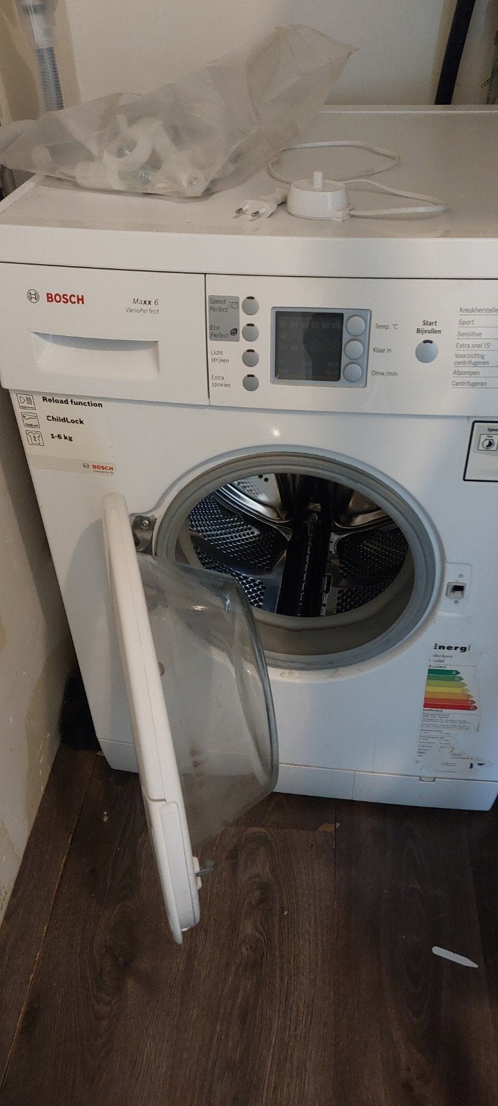 Bosch Maxx 6 VarioPerfect wasmachine A-klasse, Witgoed en Apparatuur, Wasmachines, Gebruikt, Ophalen of Verzenden, 85 tot 90 cm