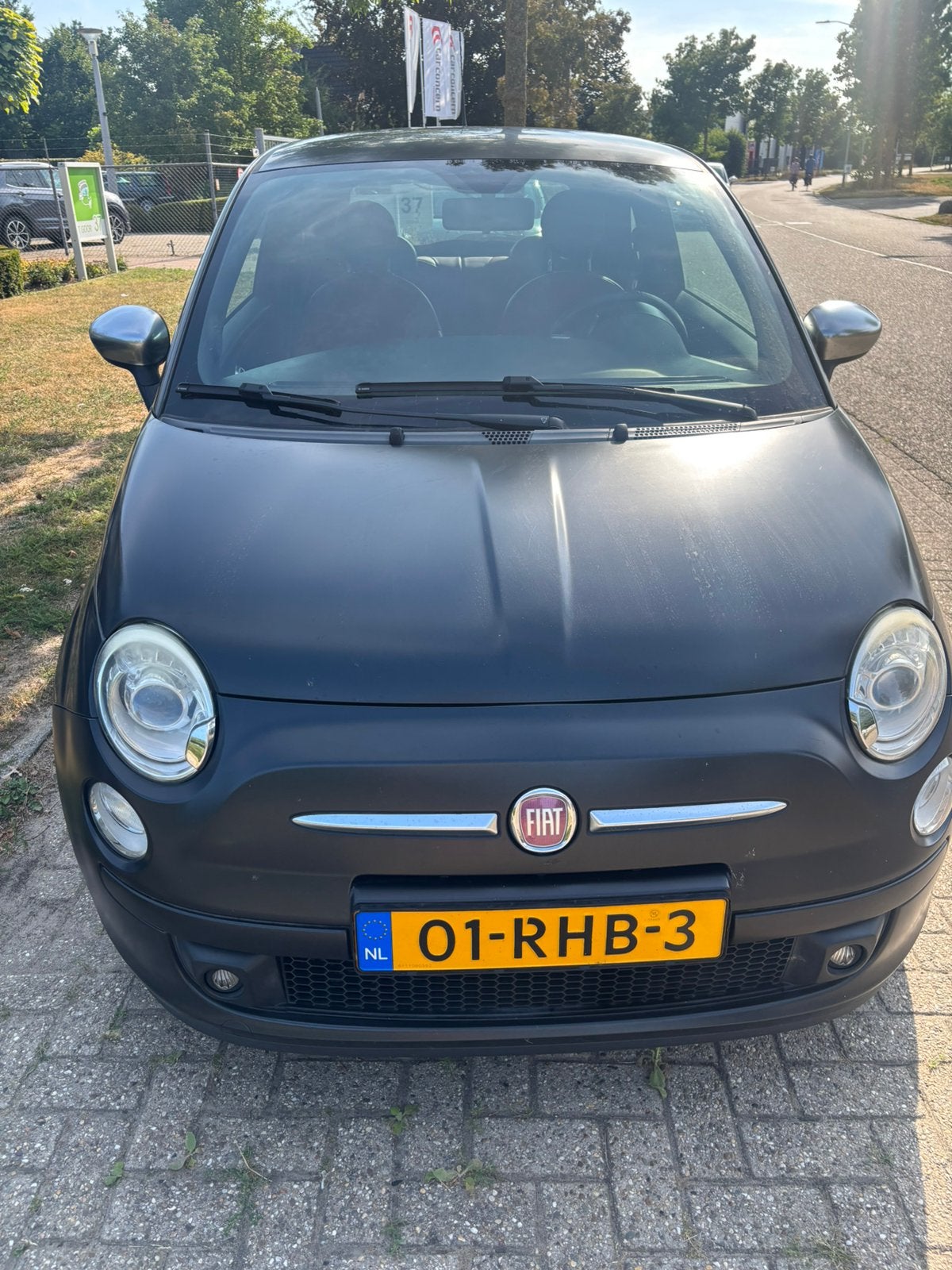 Fiat 500 0.9 Twinair 2011 Zwart, Voorwielaandrijving, 31 €/maand, Origineel Nederlands, 24 km/l