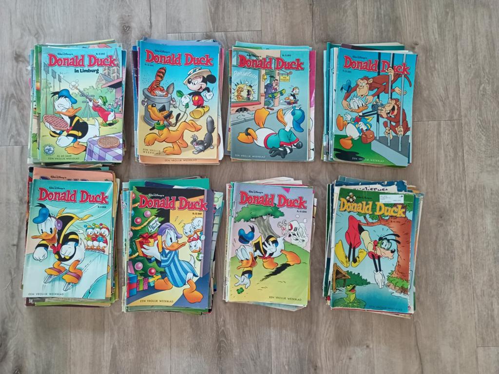 Grote partij Donald duck + gratis krat🆓, Boeken, Meerdere comics, Ophalen of Verzenden, Gelezen, Europa