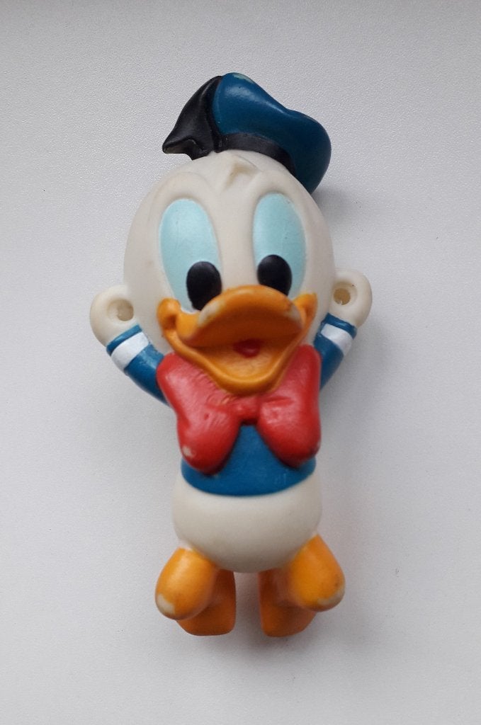 Donald Duck piep figuurtje uit 1984 (zonder piep), Verzamelen, Ophalen of Verzenden, Overige figuren, Beeldje of Figuurtje