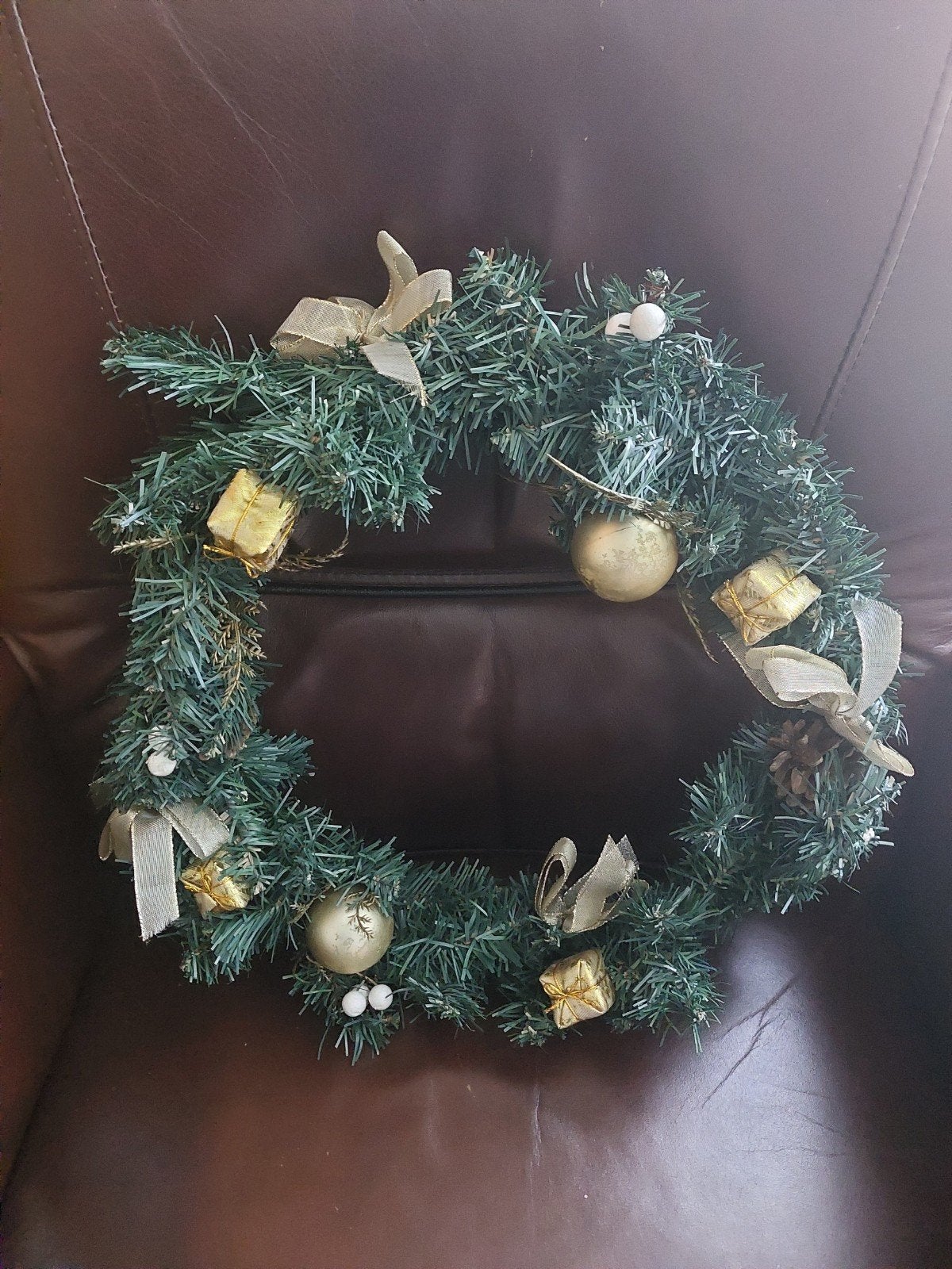 kerst krans op halen, Ophalen