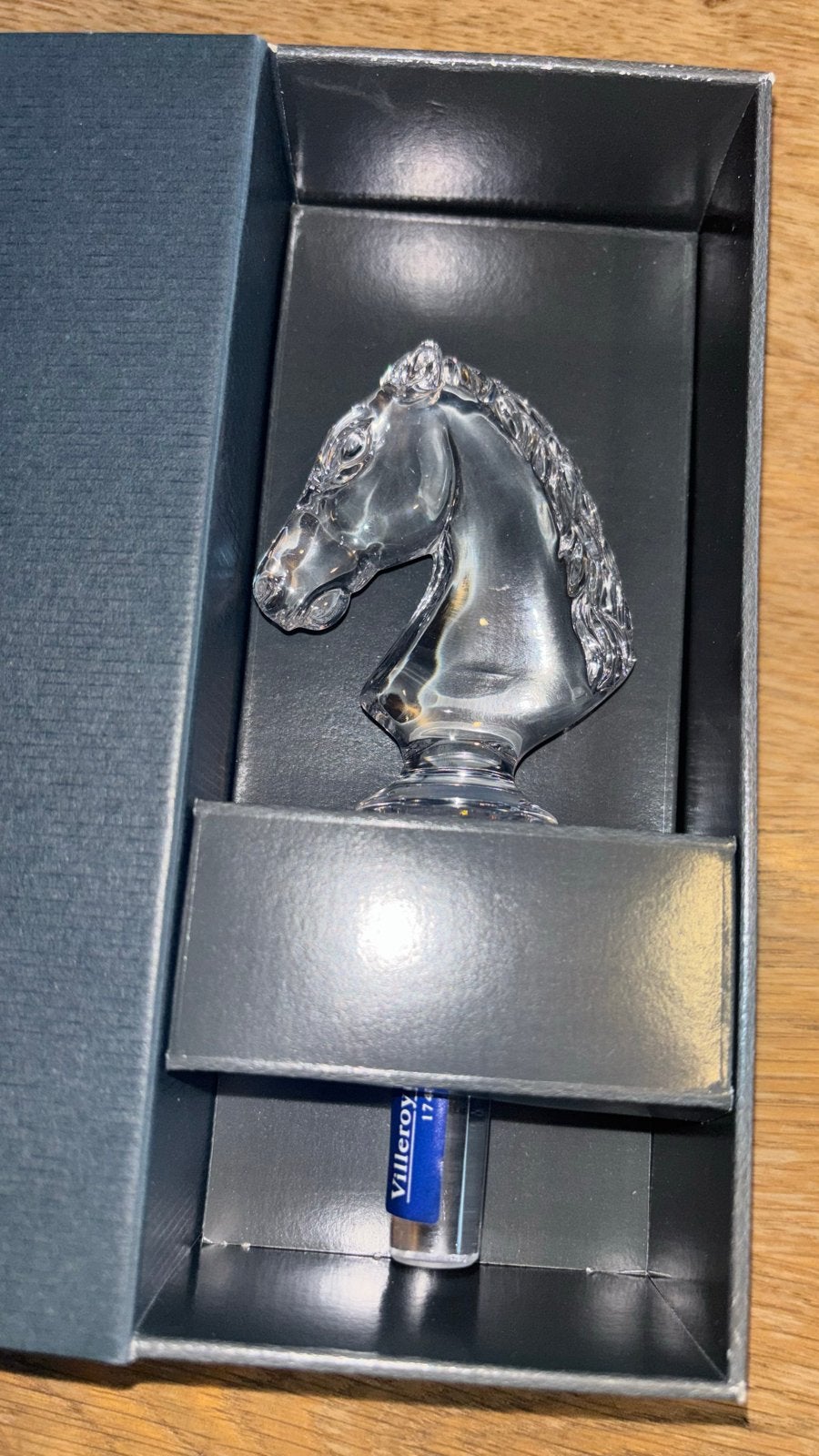 Villeroy & Boch Paardenhoofd Flessenstop - Kristal, Ophalen of Verzenden