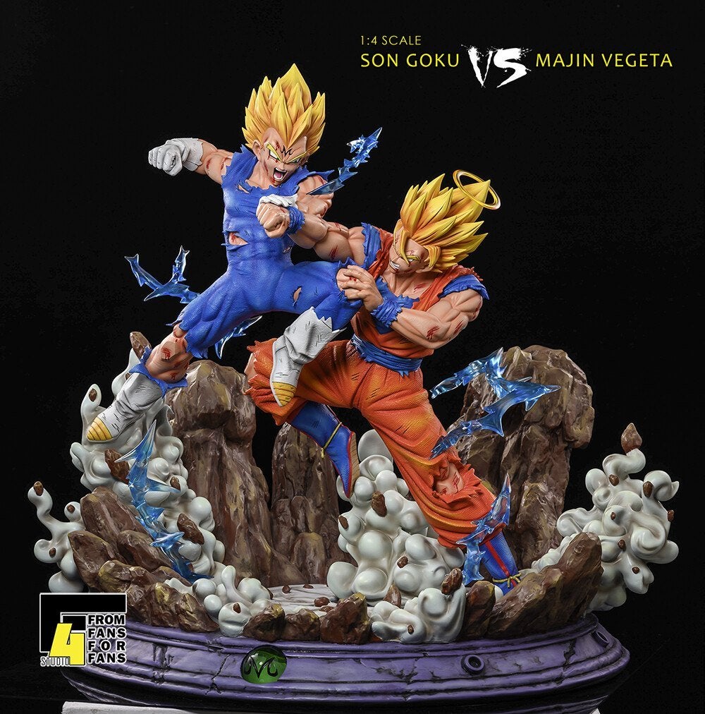 Dragonball Dragon Ball Z Goku vs Majin vegeta 1/4 Scale F4, Ophalen, Nieuw