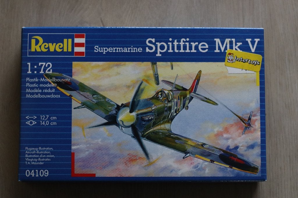 Revell Supermarine Spitfire Mk V 1:72 Modelbouwdoos, 1:72 tot 1:144, Revell, Nieuw, Ophalen of Verzenden