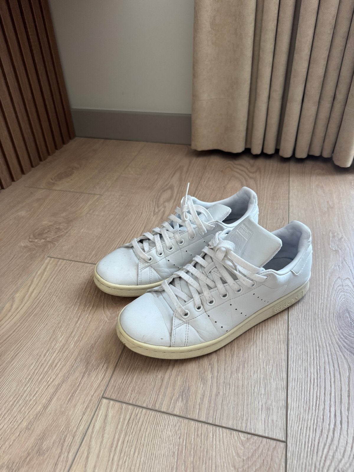 Adidas Stan Smith sneakers - Maat 40,5, Ophalen of Verzenden, Gedragen, Wit, Sneakers of Gympen