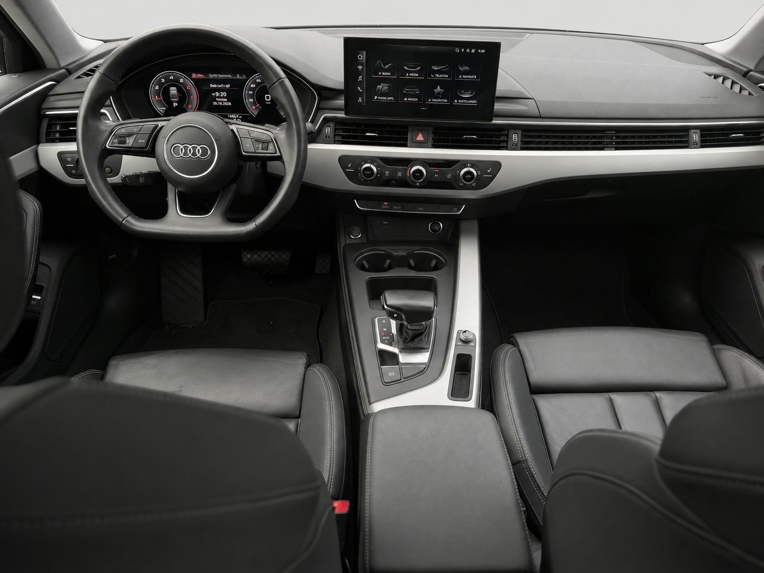 Audi A4 LIMOUSINE 35 TFSI S- LINE edition, district groen me, Auto's, Gebruikt, Euro 6, 4 cilinders, Leder