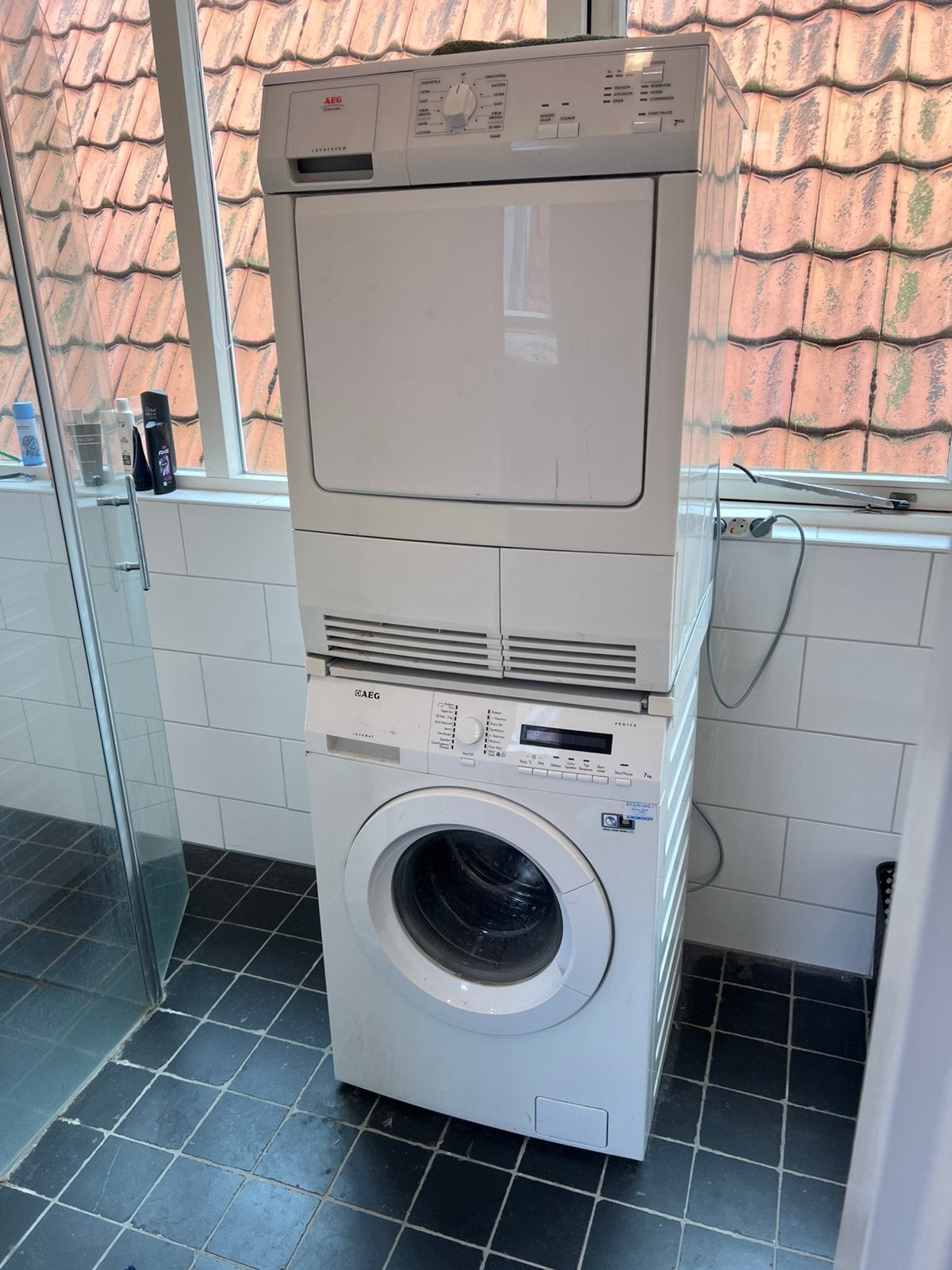 MOET WEG! Wasmachine & droger!, Ophalen, Zo goed als nieuw, 85 tot 90 cm