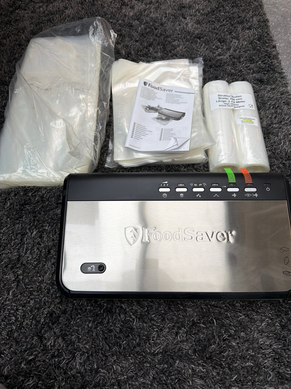 Foodsaver Vacumeermachine met veel zakken, Ophalen of Verzenden, Zo goed als nieuw