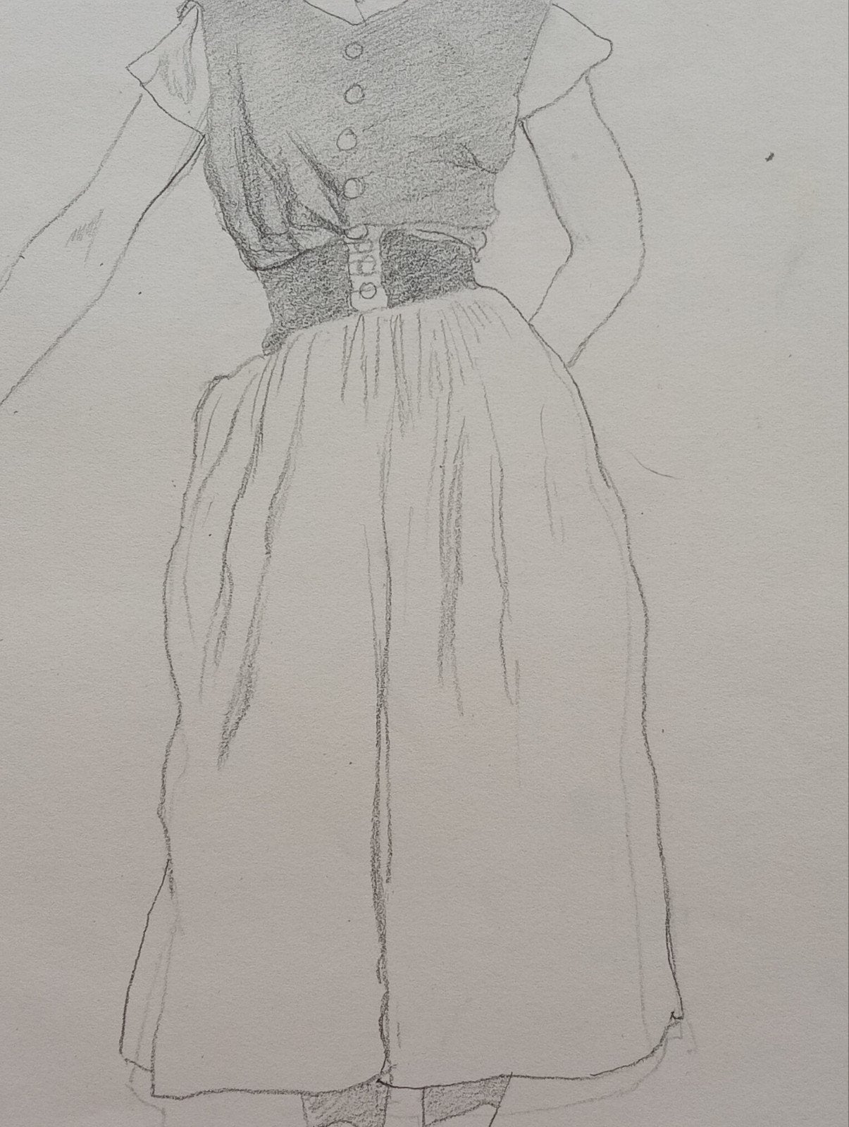 Mode tekening 20e eeuw, Ophalen of Verzenden