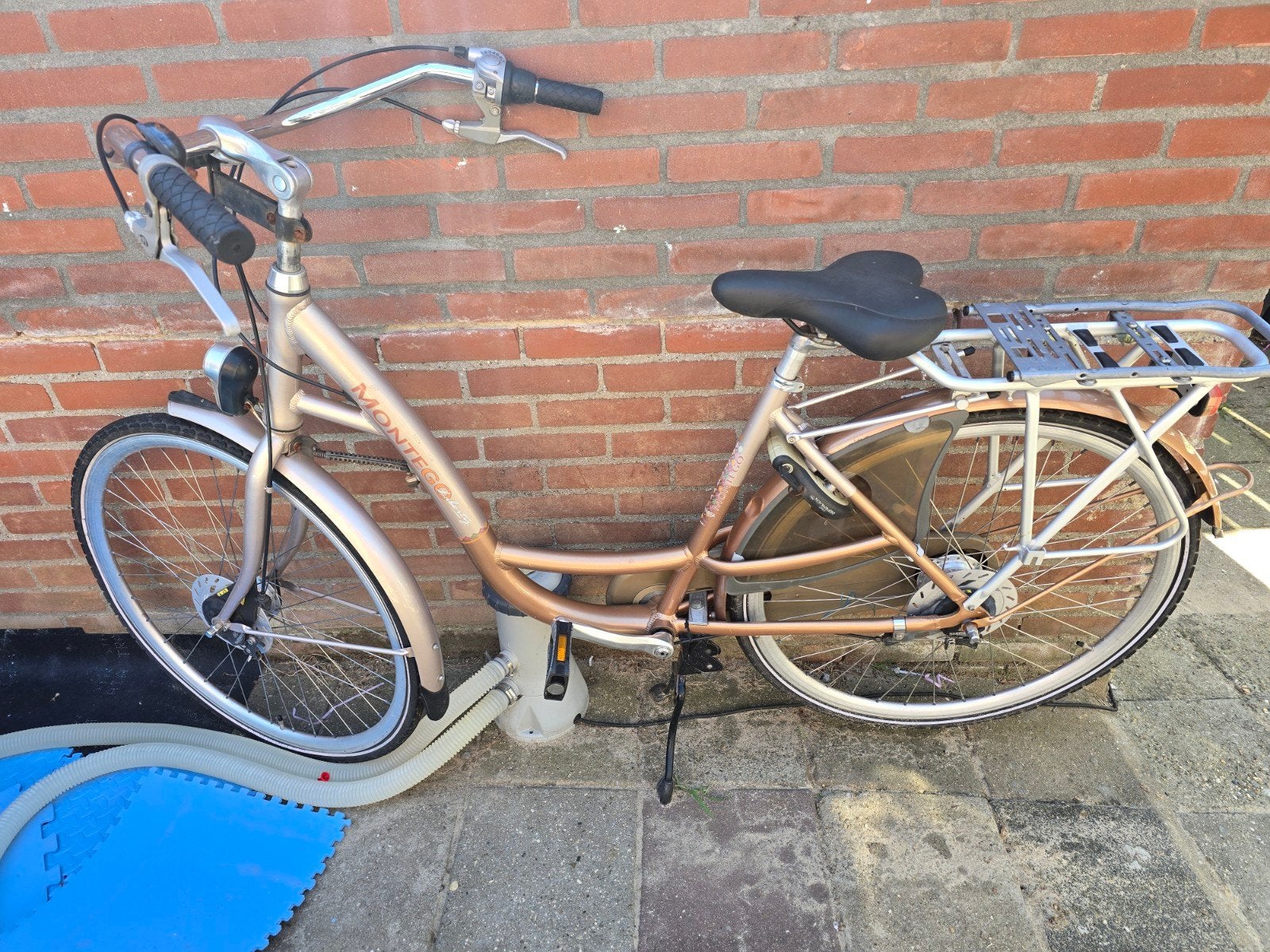 Montego damesfiets, 7 versnellingen, frame 50 cm, Fietsen en Brommers, Fietsen | Dames | Damesfietsen, Gebruikt, Velgrem, Versnellingen